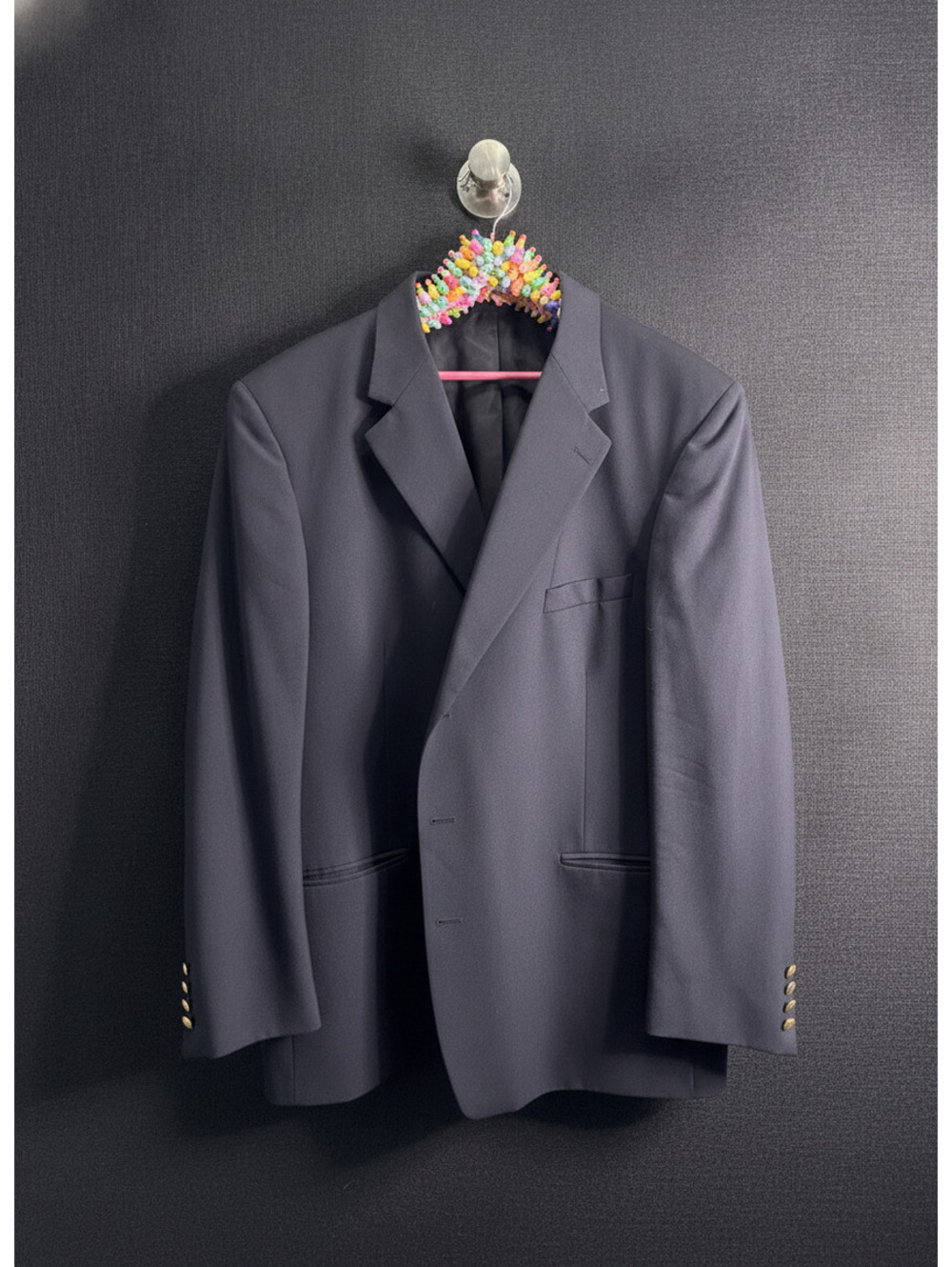 Christian Brooks Men's Suit Jacket Dark Navy 52L Classic Fit